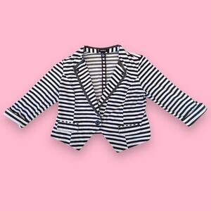 Torrid black and white striped